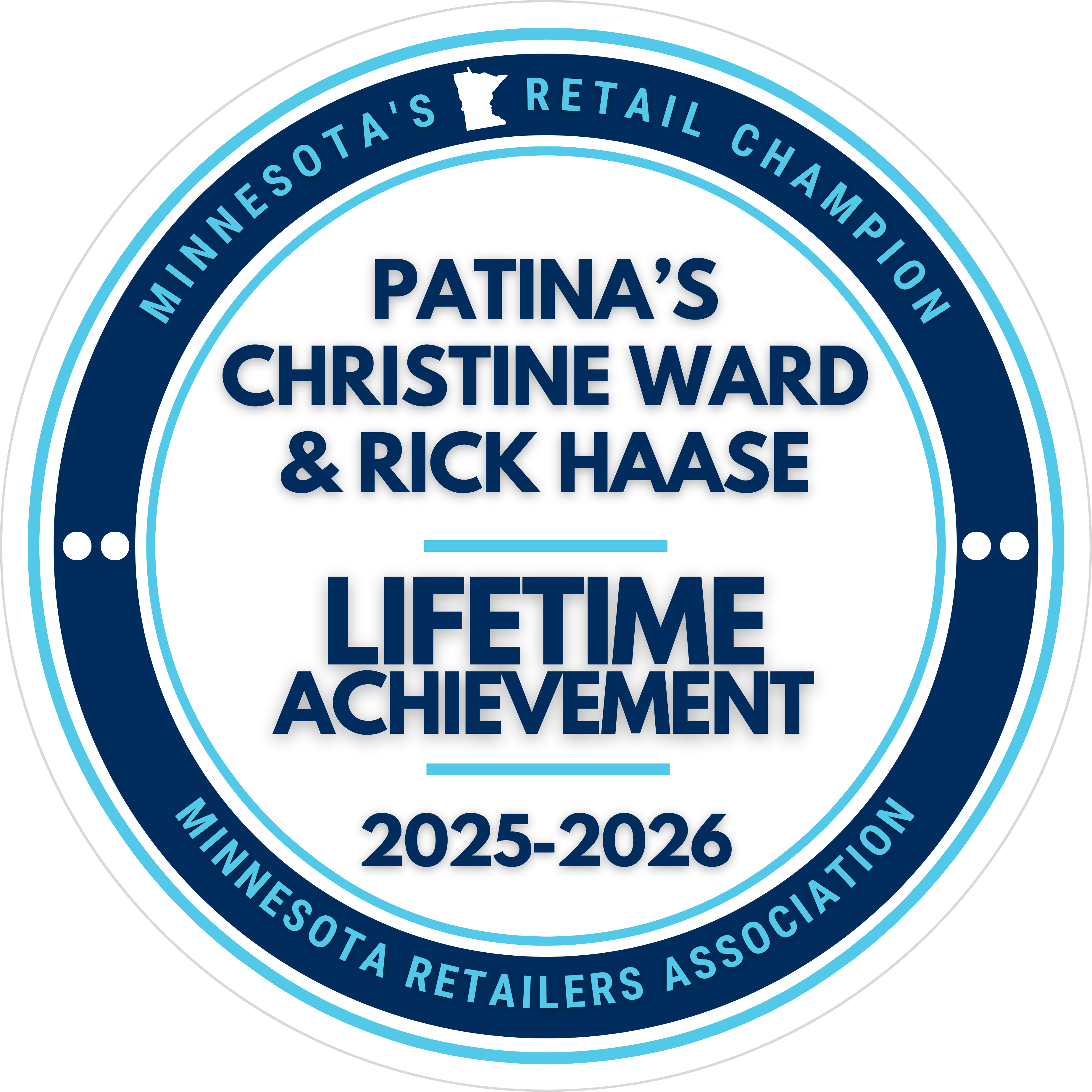 Christine Ward and Rick Haase Recognized with Lifetime Achievement Award